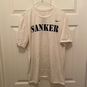 Jonas Sanker Virginia UVA Cavaliers Football Team Issued Nike T-Shirt Large